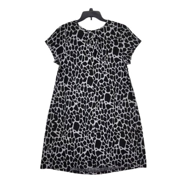 Enfocus Studio Women Sleeveless Trapeze Stretch Dress Size 16W Black/Gray - Picture 4 of 4